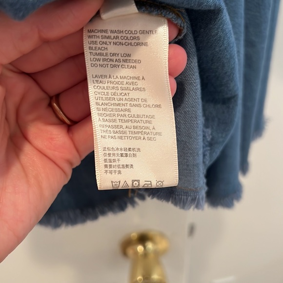 Free People Denim Square Neck Mini Dress - XS - Picture 11 of 12